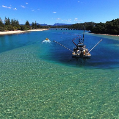 Dredge line pipe and floats for CSDs Channel & Canal Dredging Dredge line pipe and floats for CSDs Channel & Canal Dredging