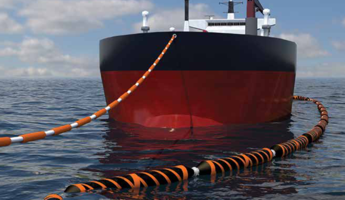 OCIMF Mainline Floating Hoses for marine storage.