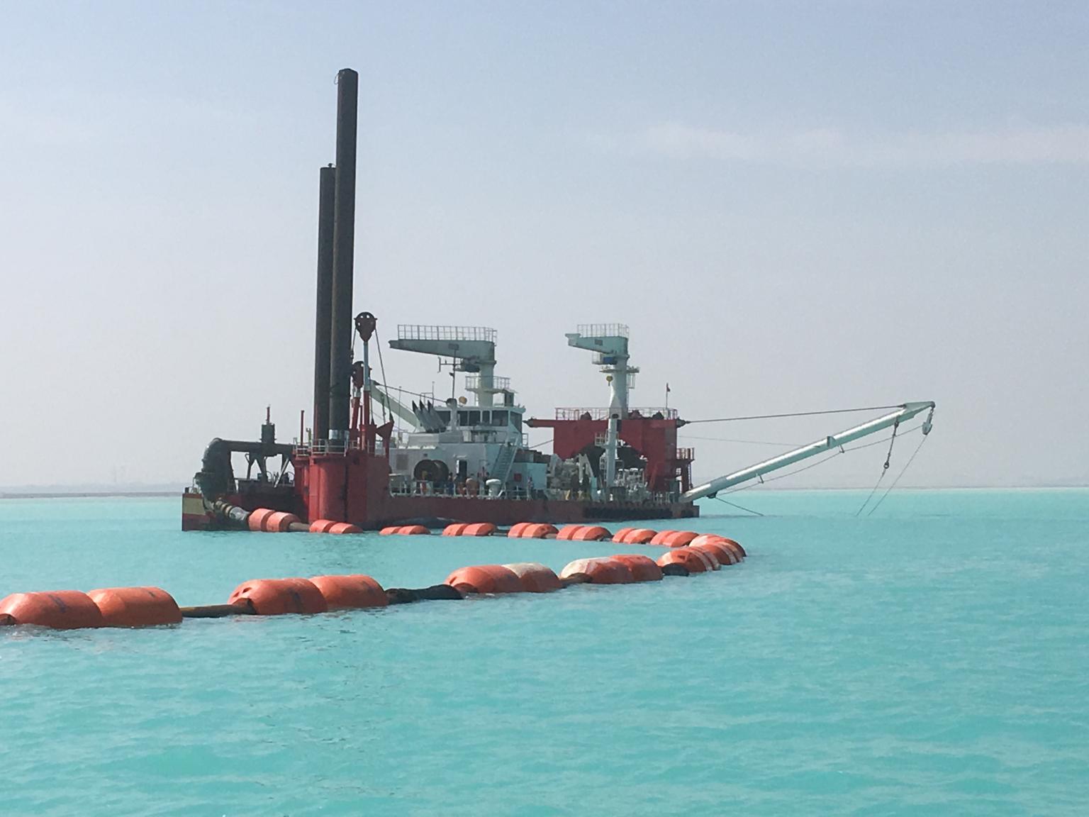 Dredge Floater Buoyance from 200kgs to 8180kgs Plastic Floaters for CSD Dredging Pipelines