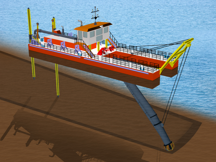 26inch cutter sution dredger floating pipelines 26inch cutter sution dredger floating pipelines