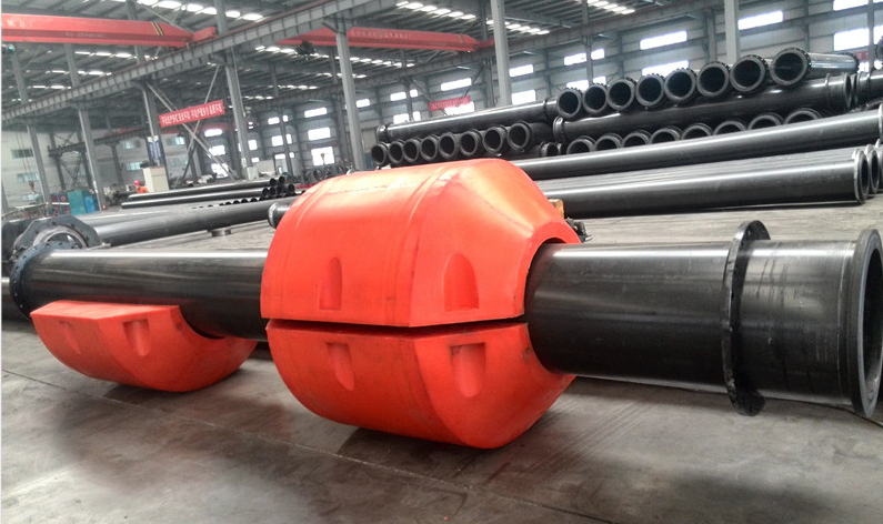 Plastic Floaters for Worldwide Dredging works.